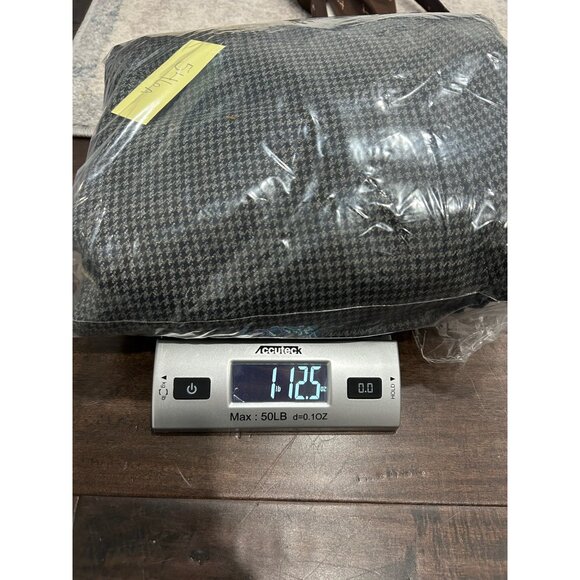 Mens Black White Houndstooth Blazer Jacket Sz 40R - Picture 10 of 10